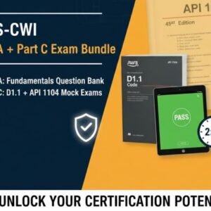 For AWS-CWI Part- A (WIT-6th Edition) & API 1104 Part-C Exam Bundle